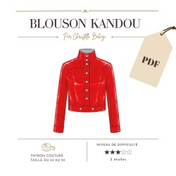 LE BLOUSON KANDOU de l'émission COUSU MAIN par Christelle BAHEZI. épisode 5
